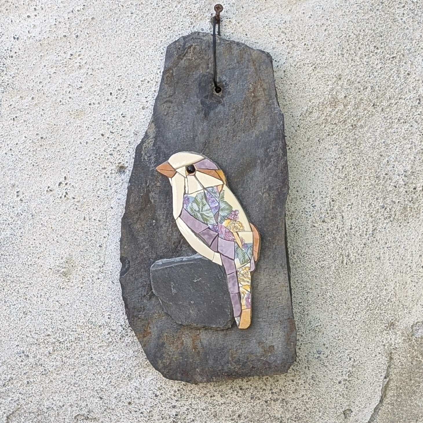 Volière d'ardoise, Oiseau Vintage n° 1