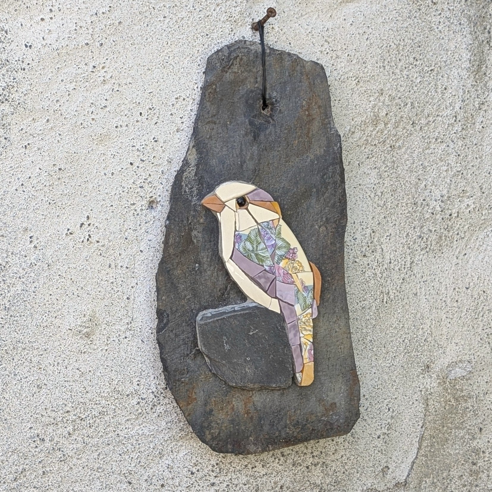 Volière d'ardoise, Oiseau Vintage n° 1