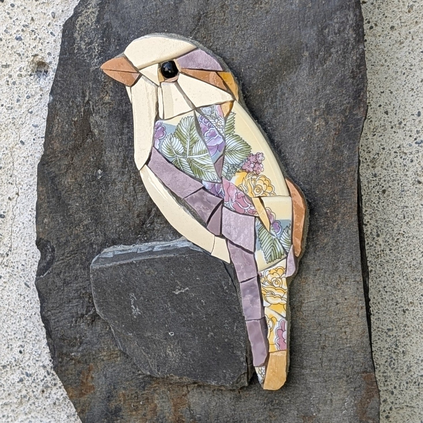 Volière d'ardoise, Oiseau Vintage n° 1