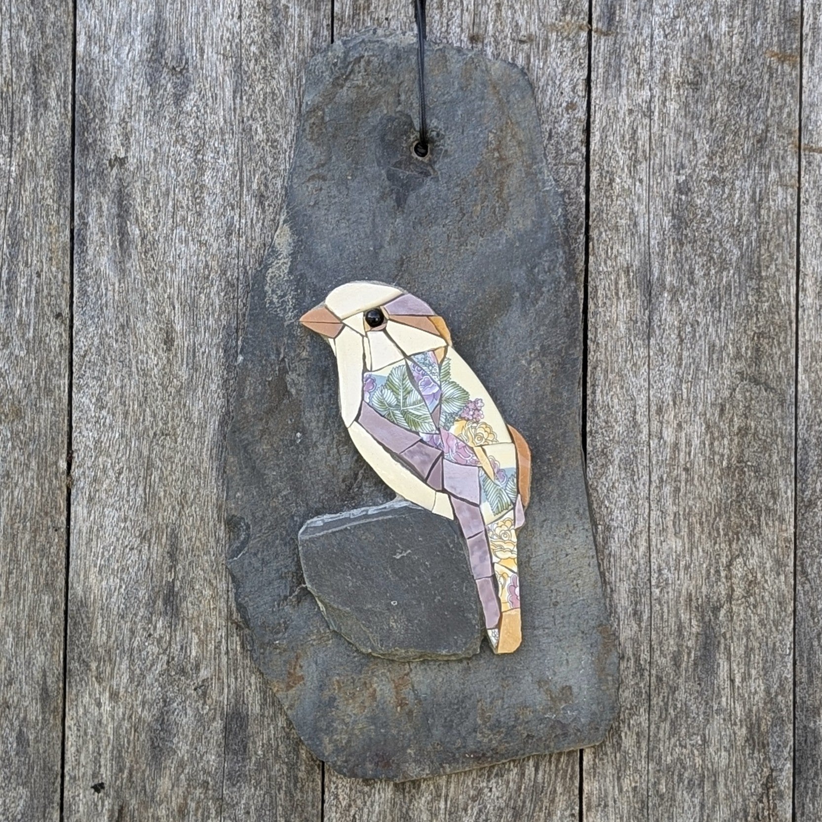 Volière d'ardoise, Oiseau Vintage n° 1