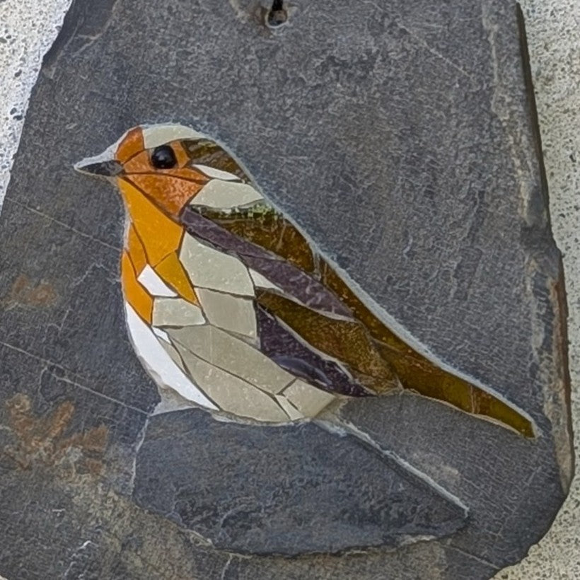 Volière d'ardoise, Rouge Gorge n° 2