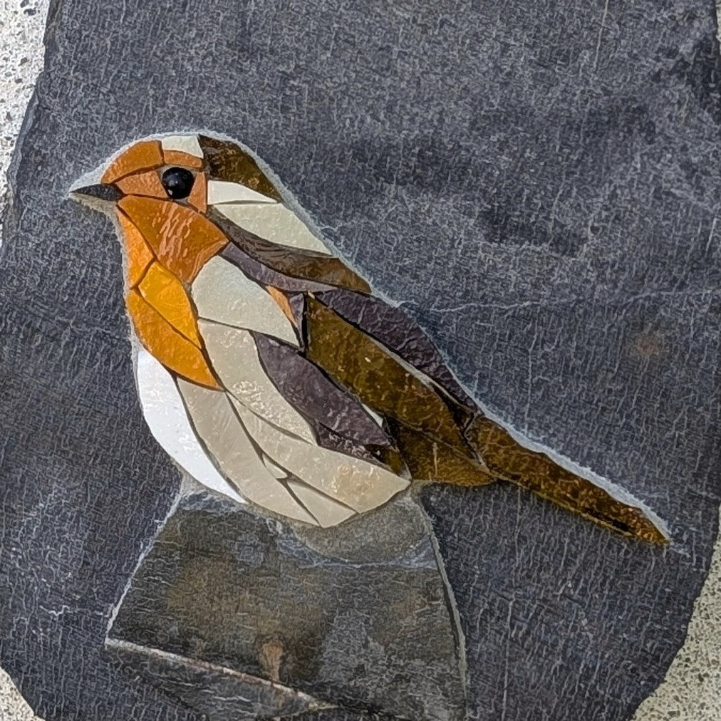 Volière d'ardoise, Rouge Gorge n° 3